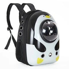 Рюкзак для перенесення котів та собак з ілюмінатором CosmoPet CP-87I2918 42х31х20 Пінгвін (JDT-0847580)