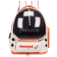 Рюкзак для Кота з Прозорим Віконцем MoorPet Orbit Рюкзак-переноска зі Скафандром та Бічними Кишенями 42×34×27 см Для Подорожей до 8 кг