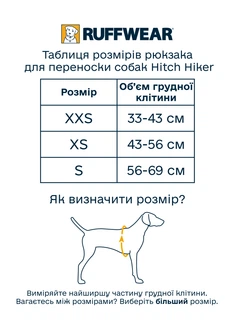 Рюкзак для переноски собак Ruffwear Hitch Hiker™ Червоний XXS
