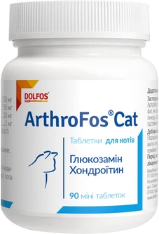 Dolfos (Дольфос) ArthroFos Cat - Пігулки АртроФос Кет з глюкозаміном і хондроїтином для котів