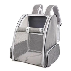 Рюкзак для перенесення домашніх тварин CosmoPet CP-42 41х28х35см Grey (3_06410)