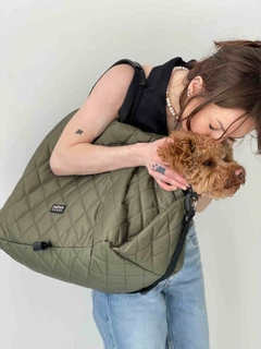 Dogs Bomba Сумка автогамак хакі S-15 для собак та котів 2р