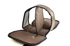 Без бренда Сумка перенесення 304065 Zoobaza коричневий 20х43х37 см