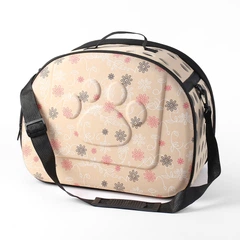 Сумка для перенесення котів та собак CosmoPet CP-406 42 x 28 x 30 см Бежевий