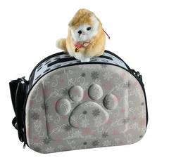 Сумка для перенесення котів та собак CosmoPet CP-406 42 x 28 x 30 см Сірий