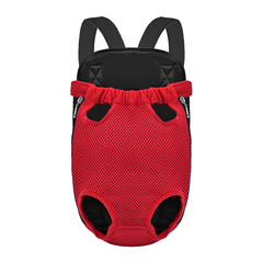 Рюкзак-кенгуру переноска для тварин Lesko SY210814 Red L