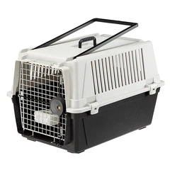 Переноска Ferplast Carrier Atlas 40 Grey Professional для собак і котів, 49×68×45,5 см
