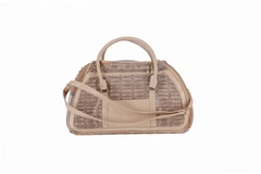 AnimAll MISOKO&CO дорожня сумка для домашніх тварин, 51.5 x 25.5 x 27 см, світло-коричнева