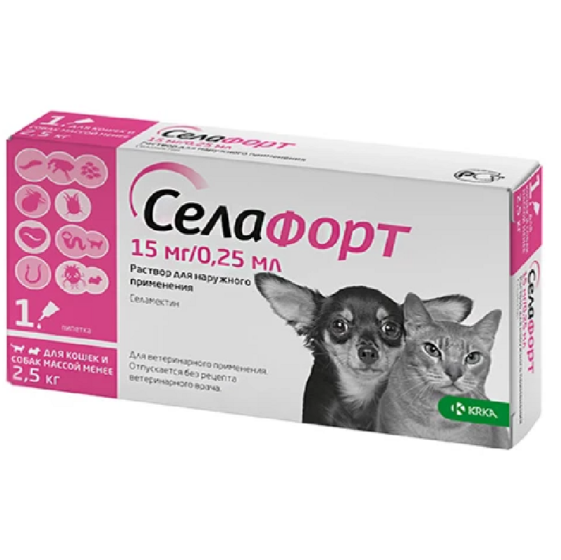 Selafort Препарат Селафорт by KRKA для собак