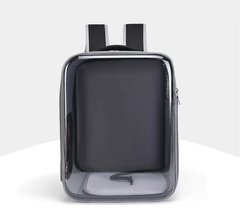 Style Pets Рюкзак сумка переноска для тварин кішок собак з прозорою стінкою вентиляцією килимком 40x30x28 см (477247-Prob) Чорний