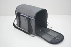 Matys Сумка переноска матрац для собак котів Турист чорна №2 300х500х370 4594176