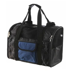 Рюкзак-Переноска Trixie TBag 42 х 29 x 21 см Чорний з синім