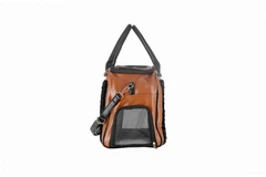 AnimAll MISOKO&CO дорожня сумка для домашніх тварин, 45 x 20 x 30 см, чорно-коричнева