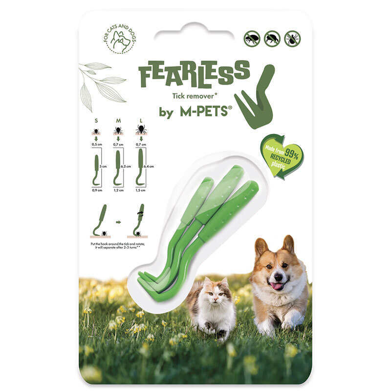 M Pets M-Pets (М-Петс) Fearless Tick Remover - Засіб для видалення кліщів для котів та собак