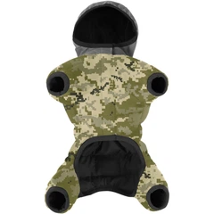 Комбінезон для собак WAUDOG Clothes, малюнок "Мілітарі", розмір XS22 (415-4026)
