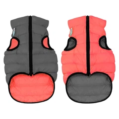 Collar Курточка для собак AiryVest двостороння, розмір XS 22, коралово-сіра