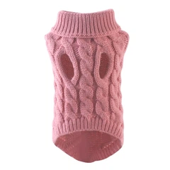 Светр для собак та котів EcoToys Pink S рожевий A: 22 см B: 30 см C: 22 см 6975