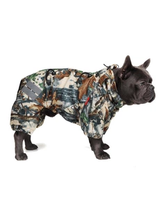 Одяг для собак дощовик з флісовою підкладкою “DEMI”. SKU 004372. Розмір S. Your Stylish Hunter. Комбінезон з флісом для французького бульдога, мопса, амбуллі покет та інших порід собак.