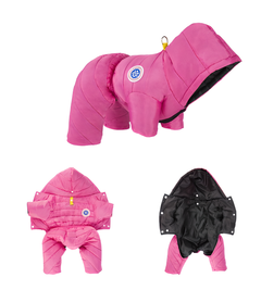 Комбінезон для собак та котів EcoToys Rose S малиновий A: 24 см B: 32 см C: 28 см 6958