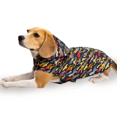 Дощовик для Собак Barksi Textile з Капюшоном Гравітація 2XS (17518725)