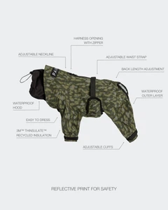 Paika Комбінезон для собак Rain Suit Green Paikka (25)