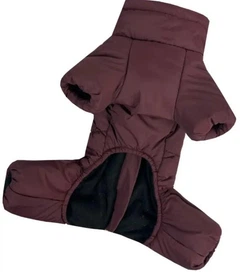 Зимовий комбінезон для собак на блискавці Dogs Bomba Comfort NEW марсала R-67 4р
