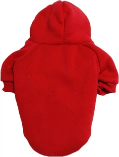Худі для собак та котів EcoToys Red XL червоне A: 37 см B: 43 см C: 29 см X-7061