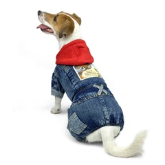 DogBaby Комбінезон для собак джинсовий Dog Baby Ranch S Blue