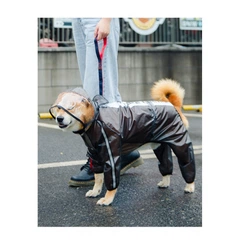 Без бренда Дощовик для великих собак "WE ARE FRIEND" чорний 4 Multibrand (zoo0006435)
