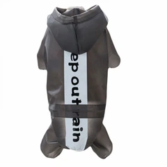 Без бренда Дощовик для великих собак "WE ARE FRIEND" чорний 4 Multibrand (zoo0006435)