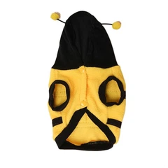 Без бренду Флісова толстовка Бджілка Bee Pet. Пальто одяг для собак, котів S