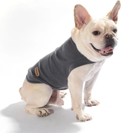 Без бренду Dog Jumper м’який флісовий светр для собак і котів S, темно‑сірий — теплий пуловер на осінь/зиму
