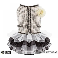 Сукня утеплена для собак "Elizabeth dress" чорний XL Is Pet (2000003548545)