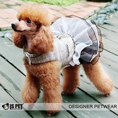 Сукня утеплена для собак "Elizabeth dress" чорний XL Is Pet (2000003548545)