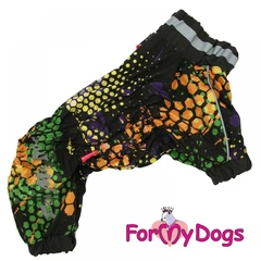 Дощовик для собак "Honeycomb" чорний 10 For My Dogs (2000003553310)