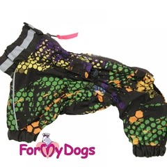 Дощовик для собак "Honeycomb" чорний 10 For My Dogs (2000003553310)