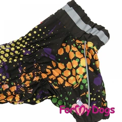 Дощовик для собак "Honeycomb" чорний 10 For My Dogs (2000003553310)