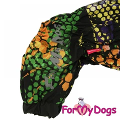 Дощовик для собак "Honeycomb" чорний 10 For My Dogs (2000003553310)