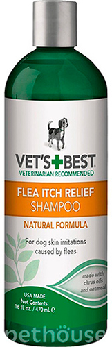 Vet's Best VET`S BEST (Ветс Бест) lea Itch Relief Shampoo - Заспокійливий шампунь від укусів бліх