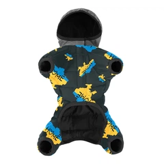 Комбінезон для собак WAUDOG Clothes малюнок "Дім", S40, В 58-61 см, С 33-38 см