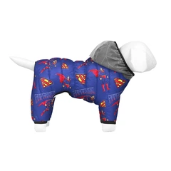 Комбінезон для собак WAUDOG Clothes малюнок Сила Супермена XS22 В 29-31 см С 19-21 см