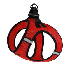Шлея для собак Bronzedog Mesh Vest 3D сітка Червона 24 см 26 см (83103)