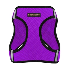 Шлея для собак Bronzedog Mesh Vest 3D сітка Фіолетова 42 см 47 см (83507)