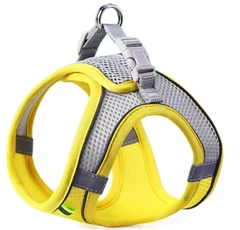 Без бренду Шлея-жилет світловідбиваюча для кішок та собак Harness Vest S Yellow