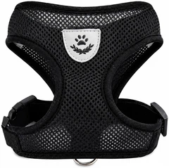 Без бренду Шлейка з поводком для тварин Pets, XL, дихаюча сітчаста тканина, регулювання за грудьми, поводок 120 см для комфортних прогулянок собак і котів