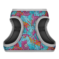 Шлея для собак м'яка Waudog Clothes Літо з QR паспортом XS3 32-35 см х 22-24 см (2973 Col)