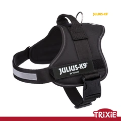 Шлея тренувальна для собак Trixie 150501 "Julius-K9®",XL/2: 71-96см/50мм,чорний (TX-150501) 5999053600211