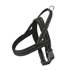 Пом'якшена шлея для собак Hurtta Casual harness ECO 35-45 Чорний