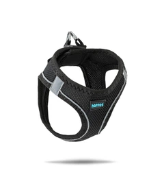 Шлея для собак Happet, AirComfort, S, чорний, 36-44 см (JT16)