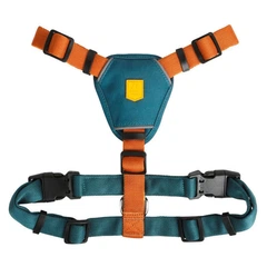 Woolly Wolf Color Block Harness Lime Mix - Шлея анатомічна для собак малих, середніх та великих порід порід M / 38-60х56-78 см (6430072389545)